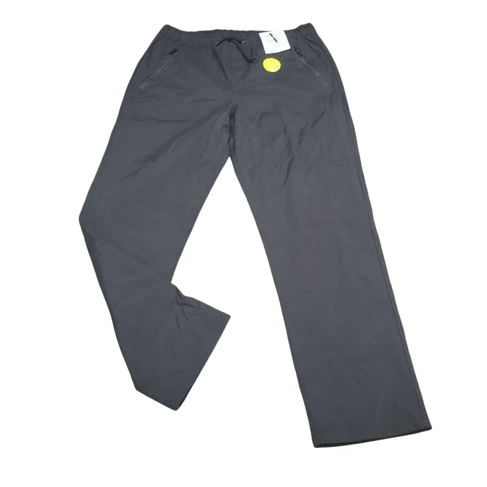 Boys Jersey Lined Pull On Pants - Cat & Jack Black Size 16